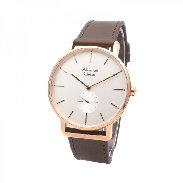 Alexandre Christie AC 8572 Rosegold White Man MDLRGSL